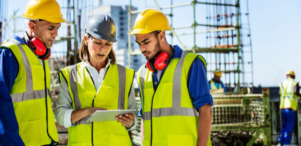 Different stages of a compliance review for federal construction contractors