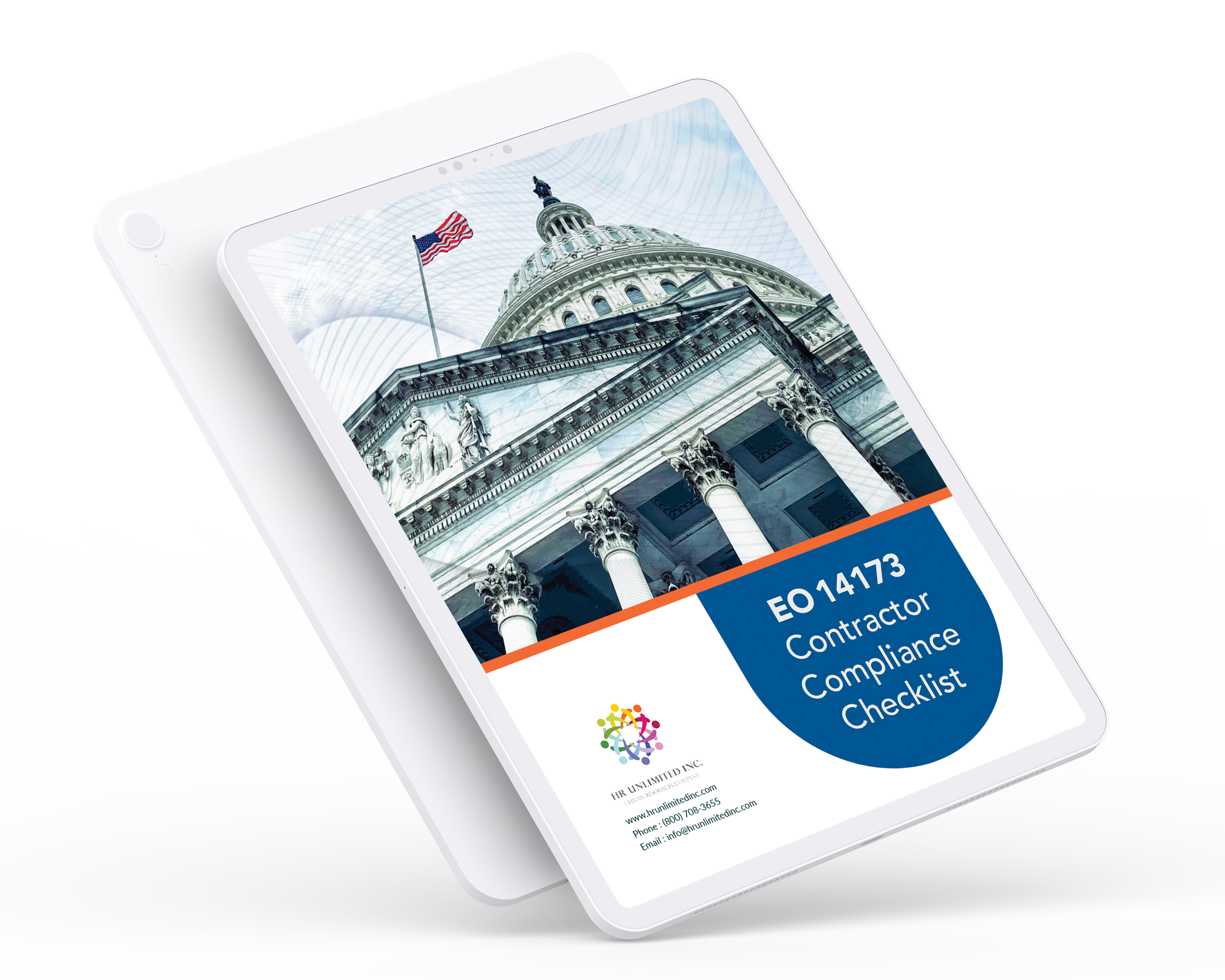 EO 14173 Contractor Compliance Checklist on iPad