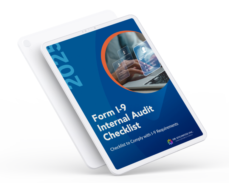 Form I-9 Checklist on iPad
