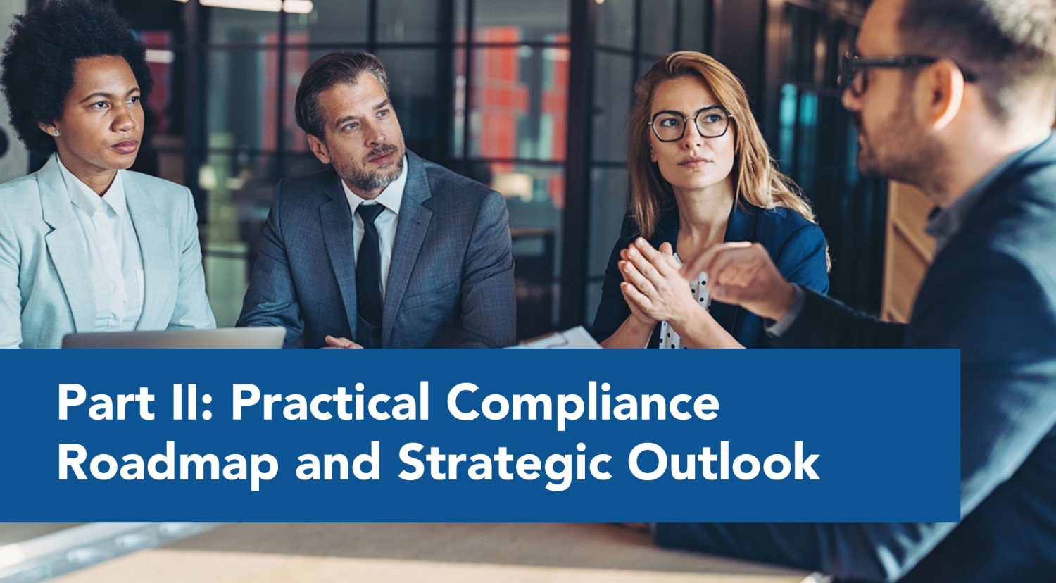 Practical Compliance Roadmap and Strategic Outlook